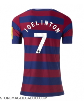 Newcastle United Joelinton #7 Maglia Gara Terza Repliche 2024-25 Donna Maniche Corte